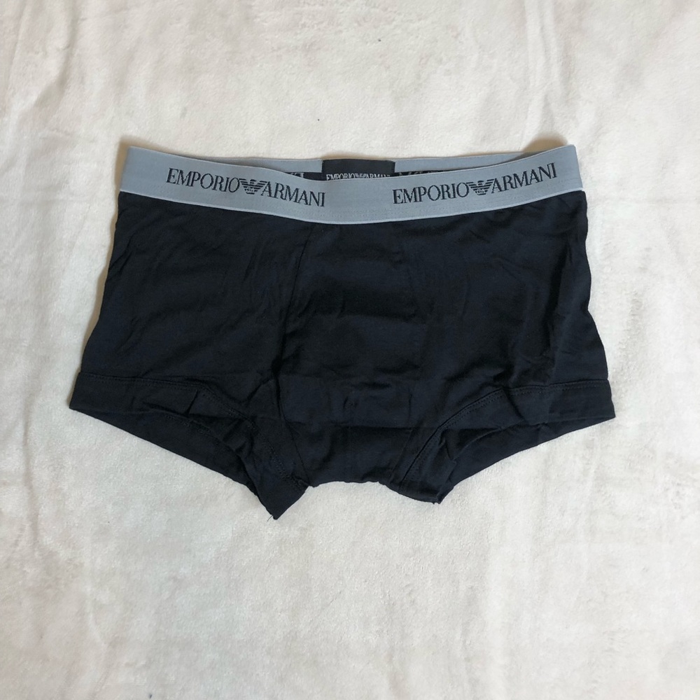 Emporio Armani Black Boxer Briefs Size S